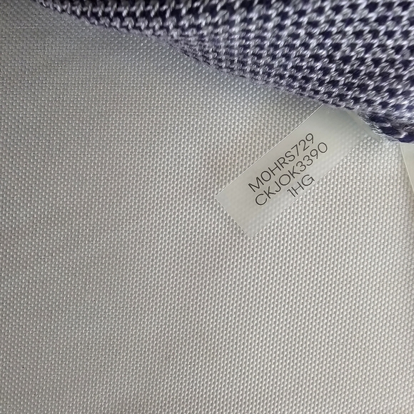 Calvin Klein Floral Print Sweater Pencil Skirt NWT Size M Pull-On Gray Purple - Picture 11 of 11